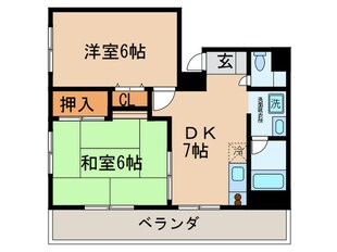 ソオワ新川崎ハイツの物件間取画像